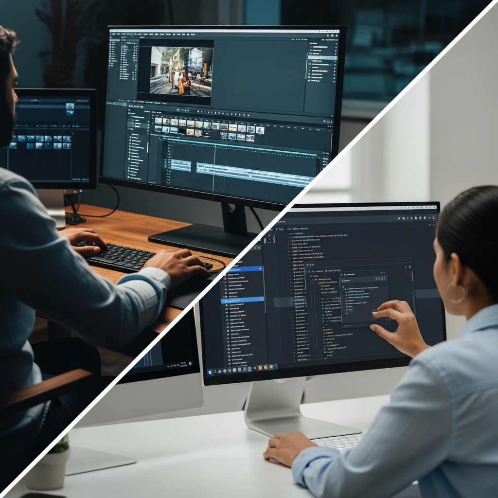 Video Editing Workspace